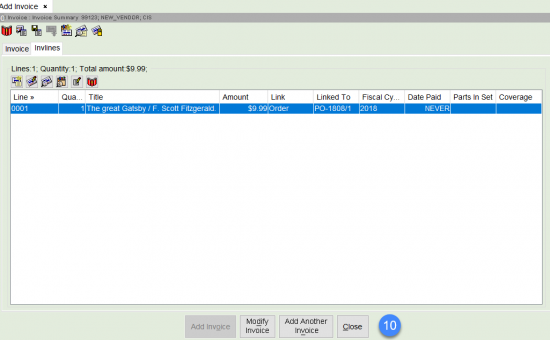 Acq manual invoices add invoice part 5