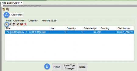 orderlines tab