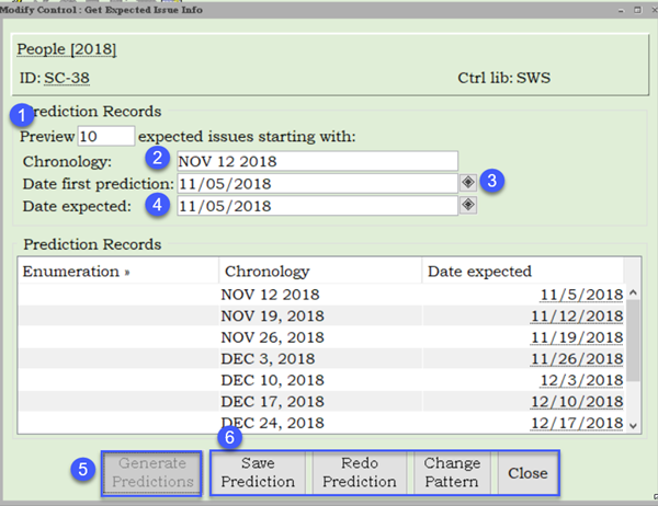 modify control: get expected issue info
