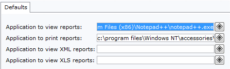 WorkFlows report viewer selection