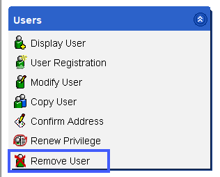 Remove User Wizard