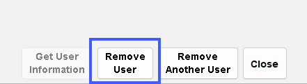Remove User Button