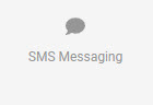 SMS Messaging button